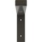 Ekena Millwork Steel Truss Shelf Bracket, Hammered Gray 2"W x 12"D x 7 3/4"H BKTM02X12X07TSHGY - alternate 2